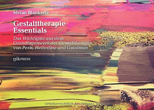 Cover: Gestalttherapie Essentials (Stefan Blankertz)