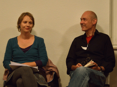 Marie T. Martin und Stefan Blankertz  (Foto: Horst ter Haar, 2013 im GIK)