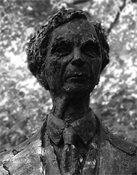 Foto: Büste von Betrand Russel